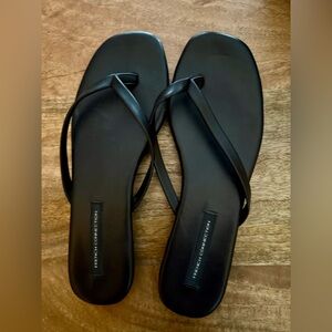 French Connection Black Sandals Size 7